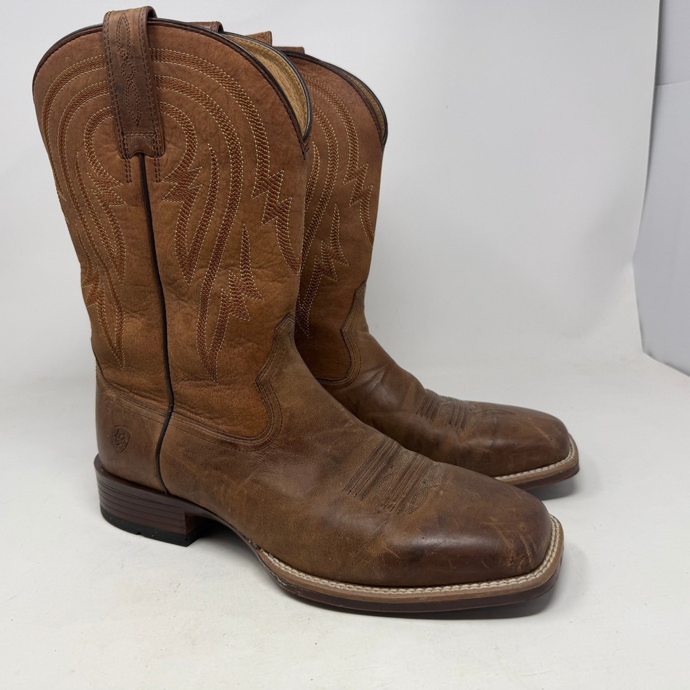 Ariat Sport Western Boots Mens 10 D 10025166 Distressed Brown EUC
